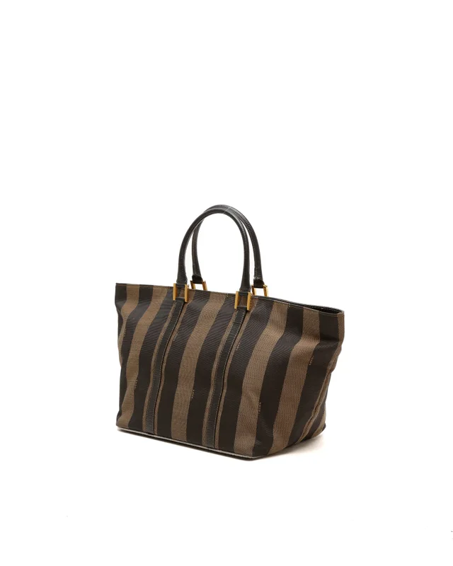 Fendi Pequin Tote Bag in Canvas from A Retro Tale, photo 2 of 2