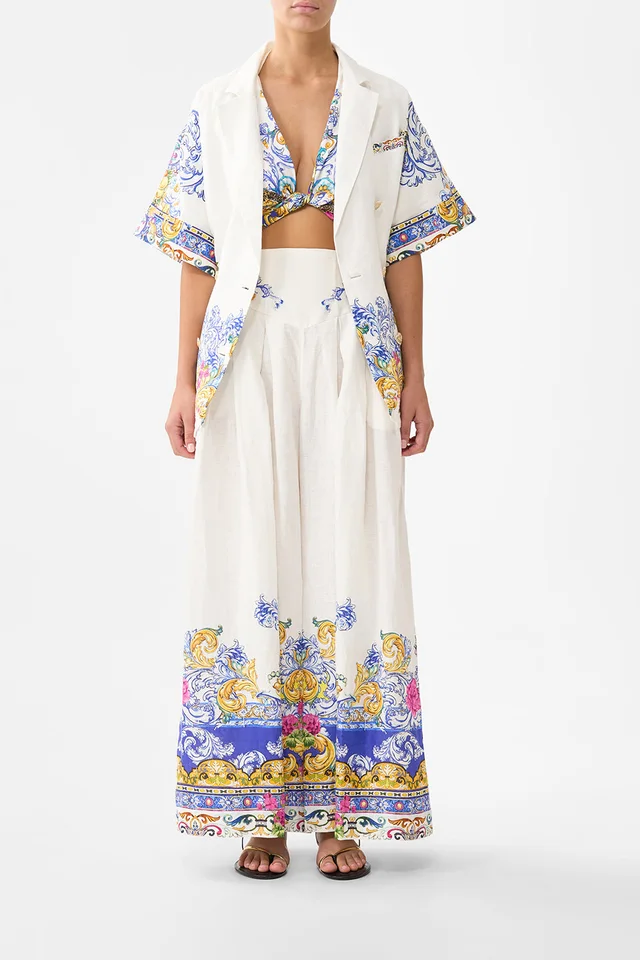 Camilla eBoutique CORSET WAIST WIDE LEG PANT MILLA IN SEVILLA from CAMILLA, photo 1 of 1