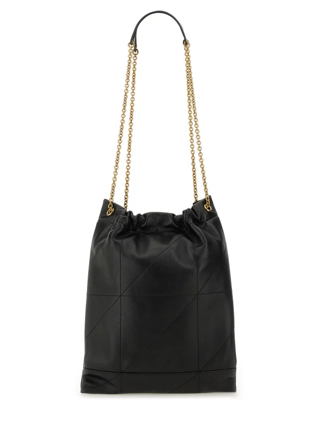 Saint Laurent Bo Jamie Shoulder Bag — Black Lambskin in Black Lambskin from HEWI