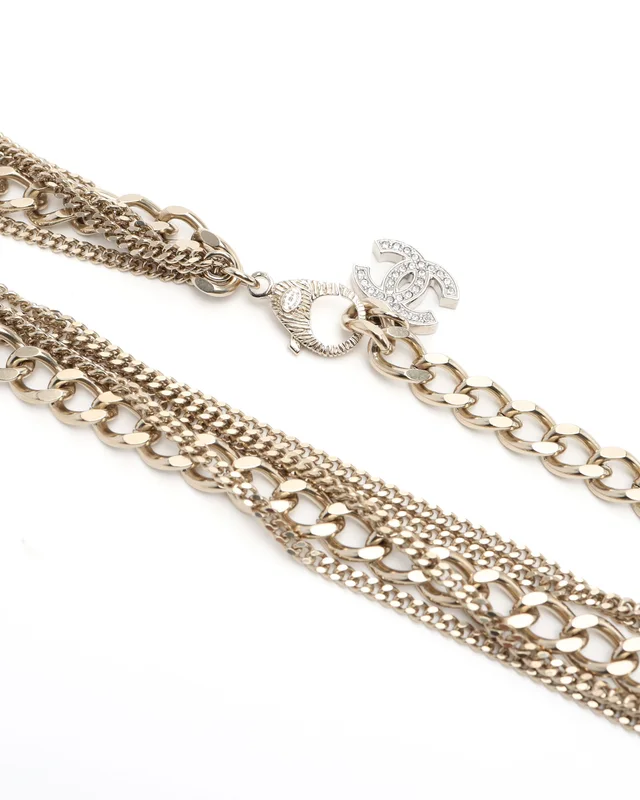 Chanel Coco Mark Multi Chain Long Necklace from A Retro Tale, photo 4 of 4