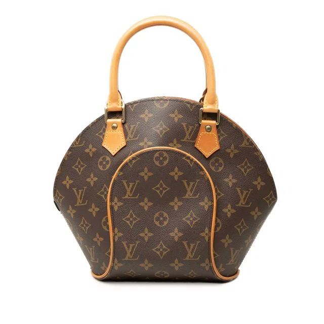 Brown Louis Vuitton Monogram Ellipse PM Handbag in Brown Coated canvas from Designer Revival