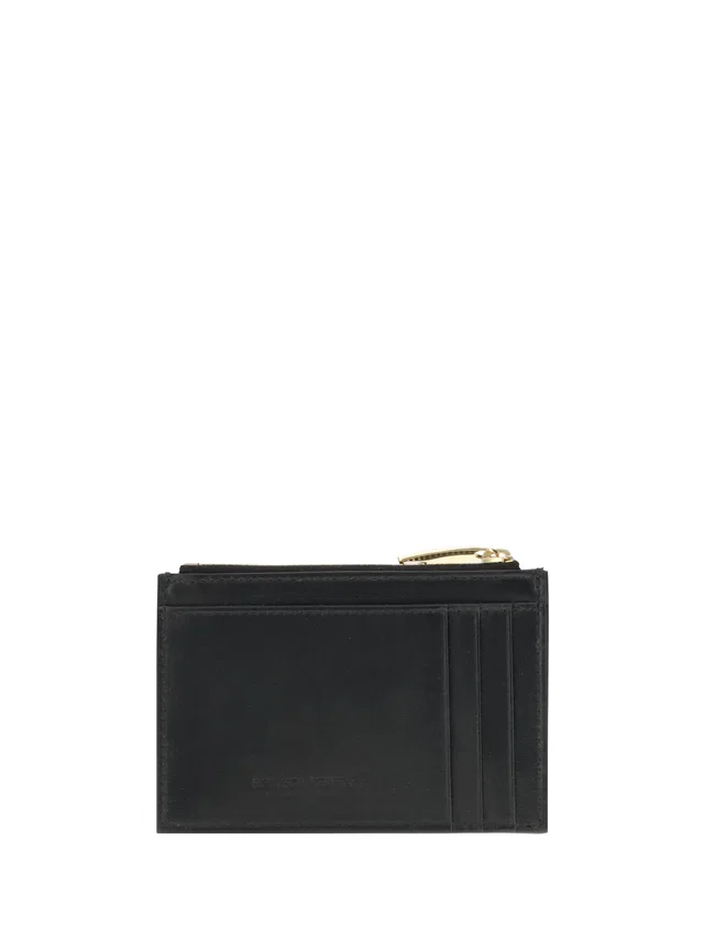 Bottega Veneta Intrecciato Lambskin Card Case — Black Wallets & Purses in Black Lambskin from HEWI