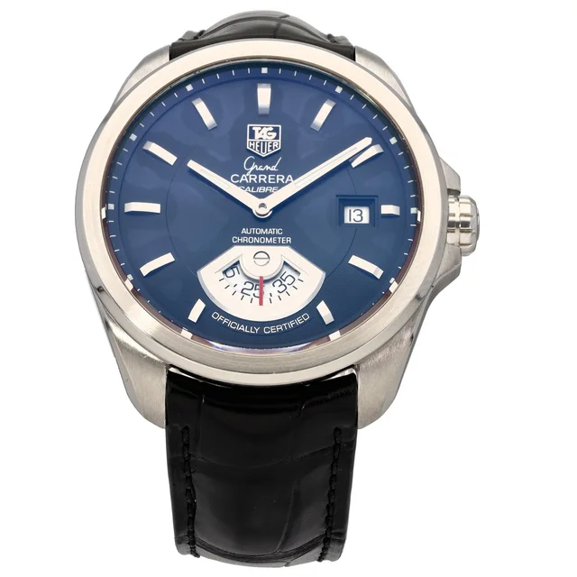 TAG Heuer Grand Carrera WAV511A 40mm Stainless Steel Watch in Leather from H&T