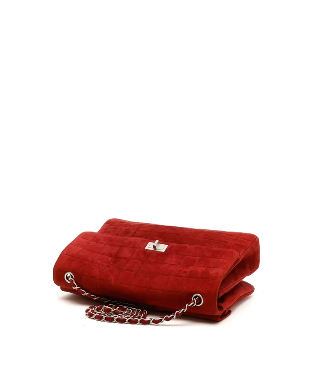 Chanel Square Quilt Mademoiselle Flap Bag in Suede from A Retro Tale, photo 4 of 9
