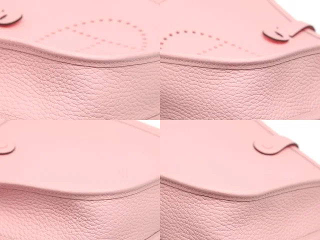 Hermès Rose Sakura Clémence Evelyne TPM in Pink Clemence leather from Ann's Fabulous Finds, photo 8 of 10