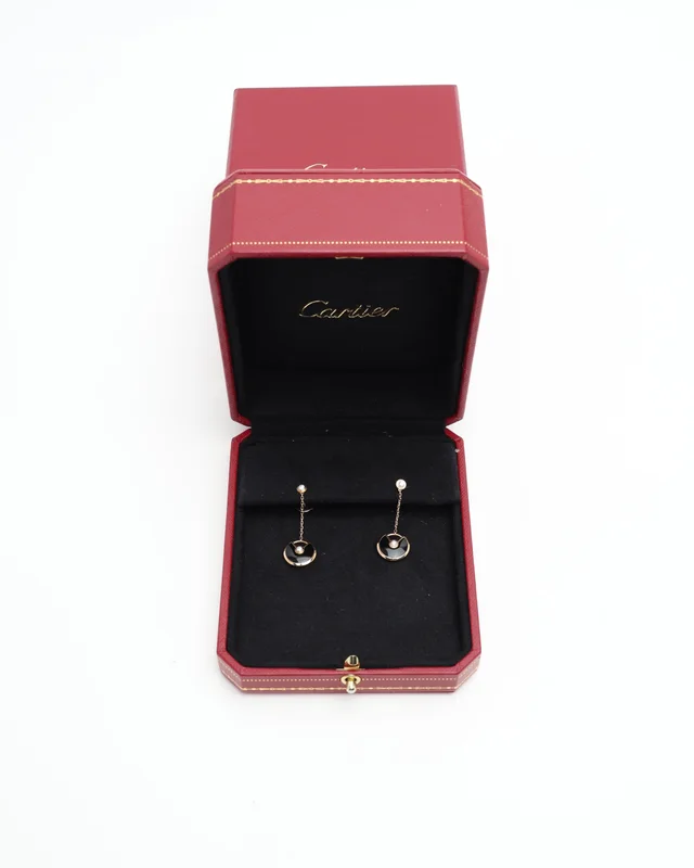 Amulette de Cartier 18kt & Diamond Earrings from A Retro Tale, photo 2 of 2