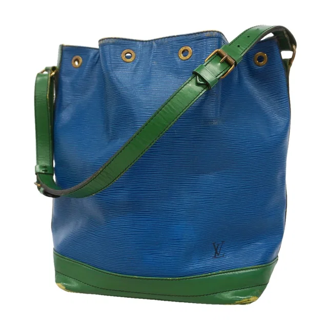 Louis Vuitton Shoulder Bag Epi Noe Toledo Blue Borneo Green in Blue from The Reluxe