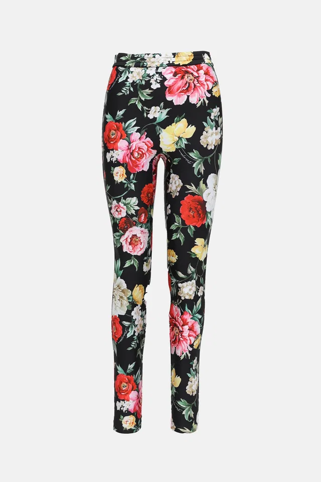 Dolce & Gabbana Floral Stretch Legging from VSP Consignment