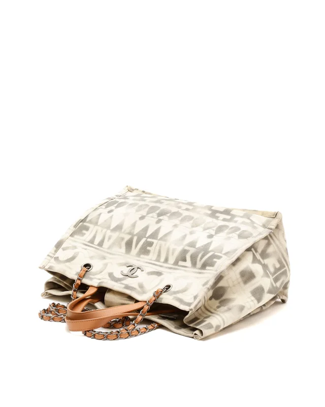 Chanel CC Paris-Greece Iiad Shopper Bag in Canvas from A Retro Tale, photo 4 of 11