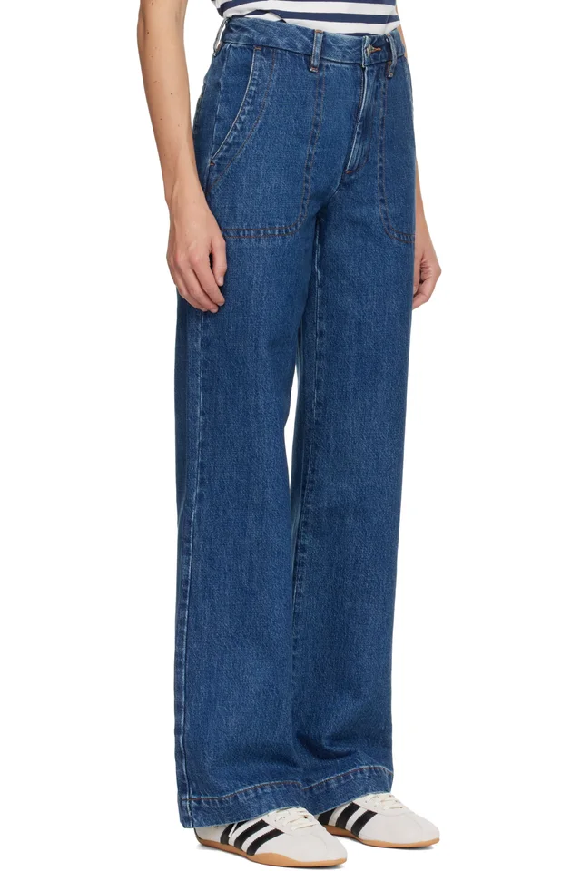 A.P.C. Indigo Seaside Jeans, photo 2 of 4 from SSENSE