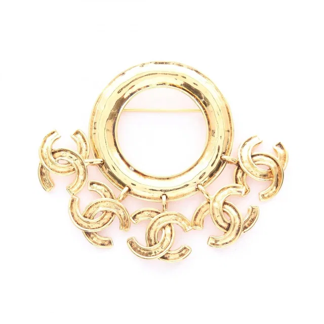Chanel Brooch CC Logo from The Reluxe