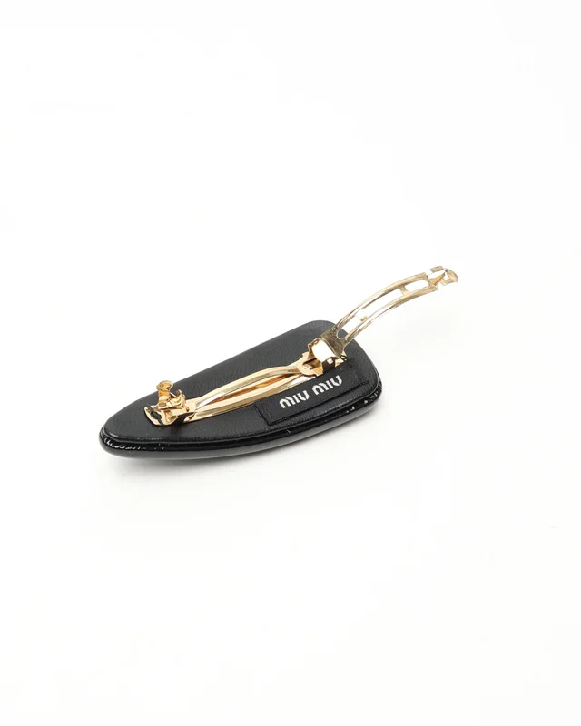 Miu Miu Logo Hair Clip from A Retro Tale, photo 4 of 4