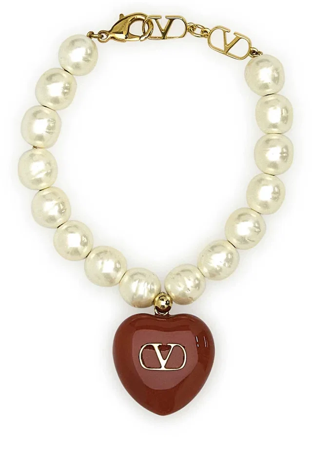 Valentino Garavani Perla Bracelet — Gold Bracelets in Gold Resin from HEWI