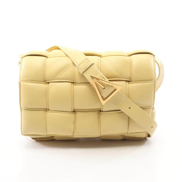 Bottega Veneta Padded Cassette Leather Shoulder Bag in Leather from LuxUness