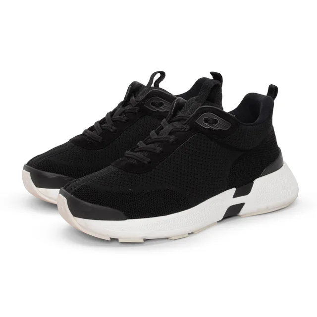 Hermès Technical Knit Heros Sneakers 37 in Black from Blue Spinach