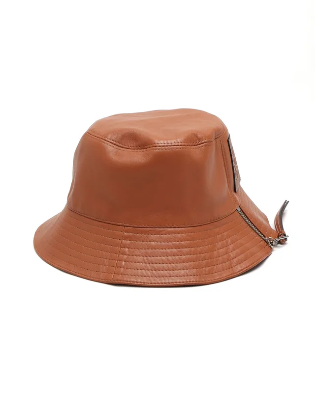 Loewe Anagram Leather Bucket Hat in Leather from A Retro Tale, photo 4 of 6