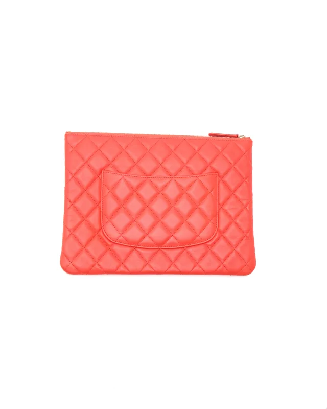 Chanel Coco Mark Quilted Pouch in Leather from A Retro Tale, photo 2 of 2