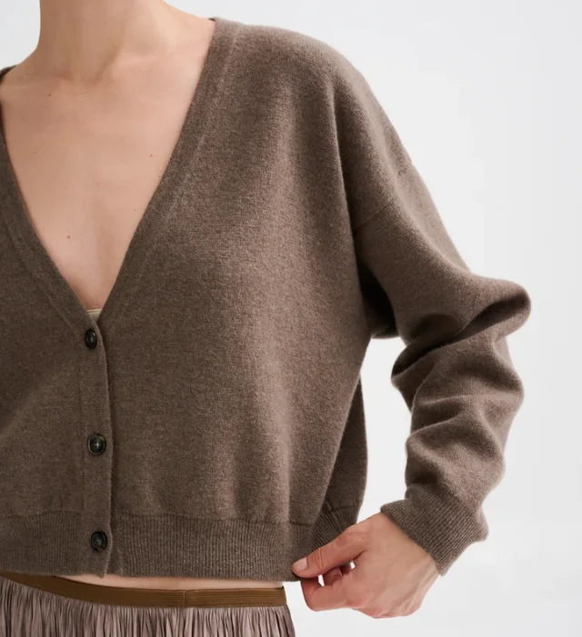 Roberto Collina fine-knit V-neck cardigan, photo 3 of 3 from SENSER