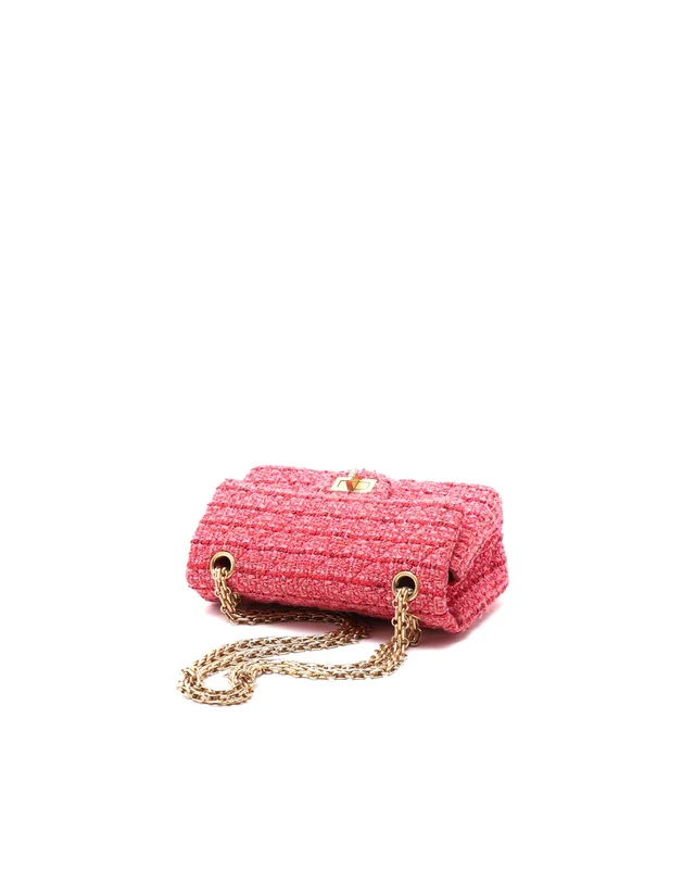 Chanel 2.55 Reissue 224 Mini Tweed Flap Bag in Tweed from A Retro Tale, photo 6 of 11