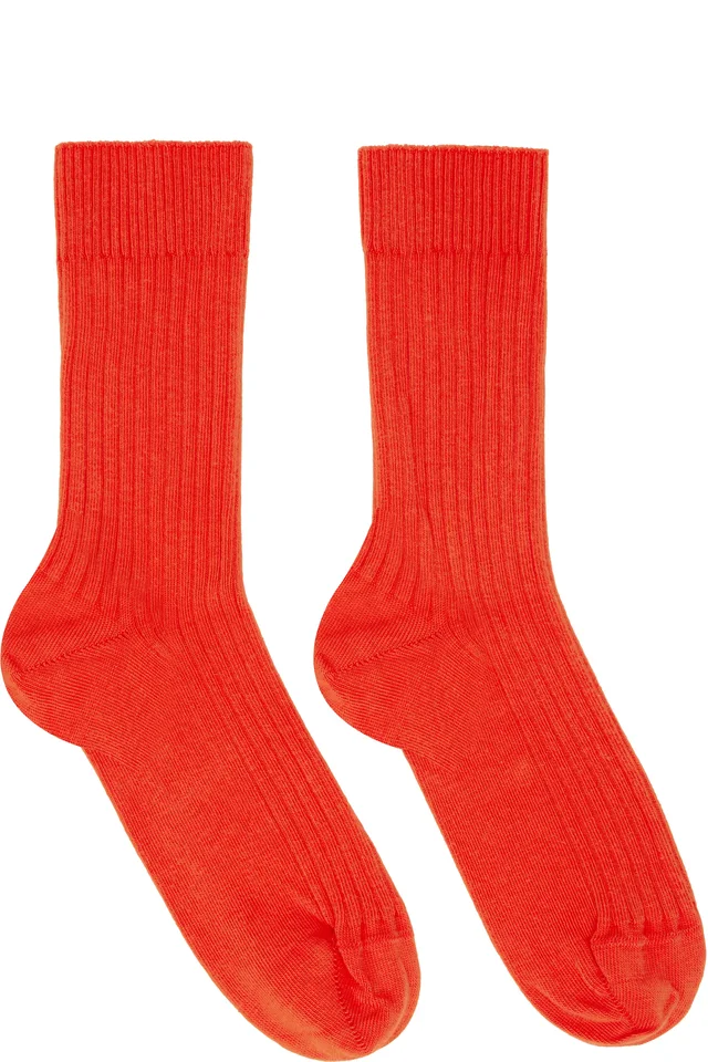 Baserange Three-Pack Multicolor Rib Overankle Socks, photo 2 of 2 from SSENSE