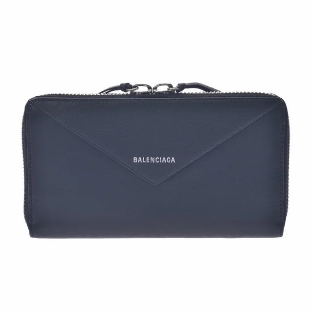 Balenciaga Paper Continental Zip Around Black Calfskin Long Wallet in black Calfskin from Poshmark