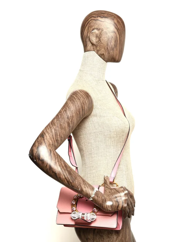 Miu Miu Madras Soft Calf Crystal Bag in Leather from A Retro Tale, photo 10 of 10