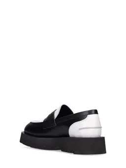 Andersson Bell Penny Leather Loafers in 0% Cow, photo 4 of 6 from LUISAVIAROMA