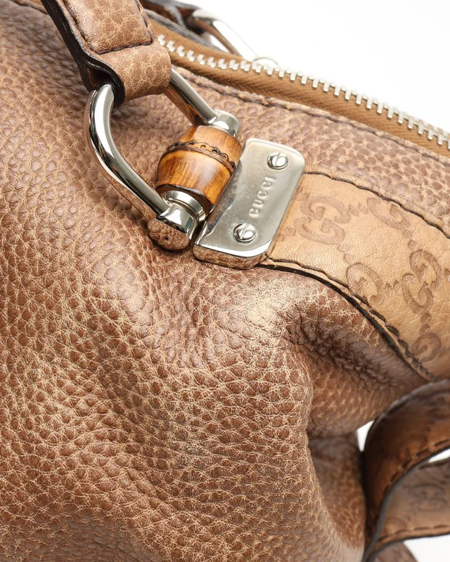 Gucci Bamboo Bar Bag in Caviar leather from A Retro Tale, photo 7 of 9