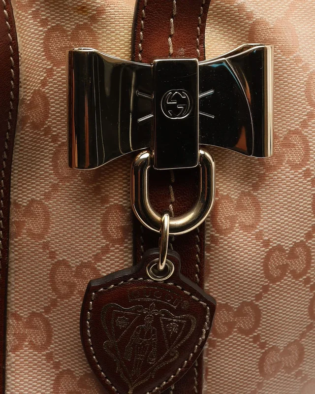 Gucci GG Crystal Duchessa Boston Bag in Canvas from A Retro Tale, photo 7 of 9