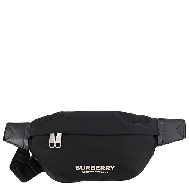 Burberry Sony Crossbody Bag Black8049095 Nylon Leather in Nylon from GALLERY RARE