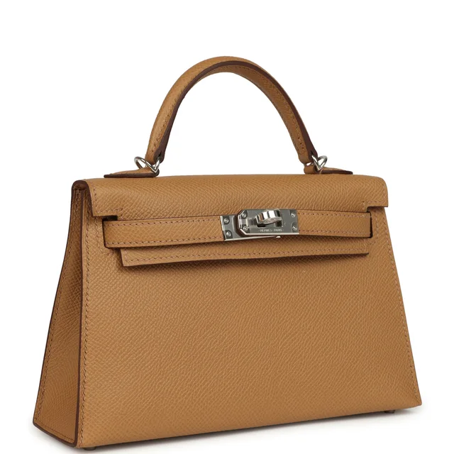 Hermès Kelly Sellier 20 Biscuit Epsom Palladium Hardware in Epsom leather from Madison Avenue Couture, photo 2 of 2