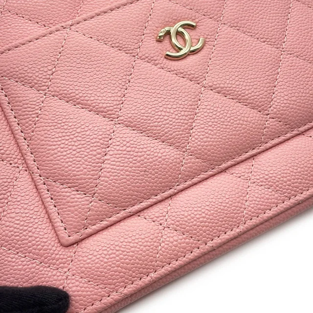 Chanel 2-Way Vanity Chain Shoulder Bag PinkAP4778 Caviar Leather in Caviar leather from GALLERY RARE, photo 9 of 18