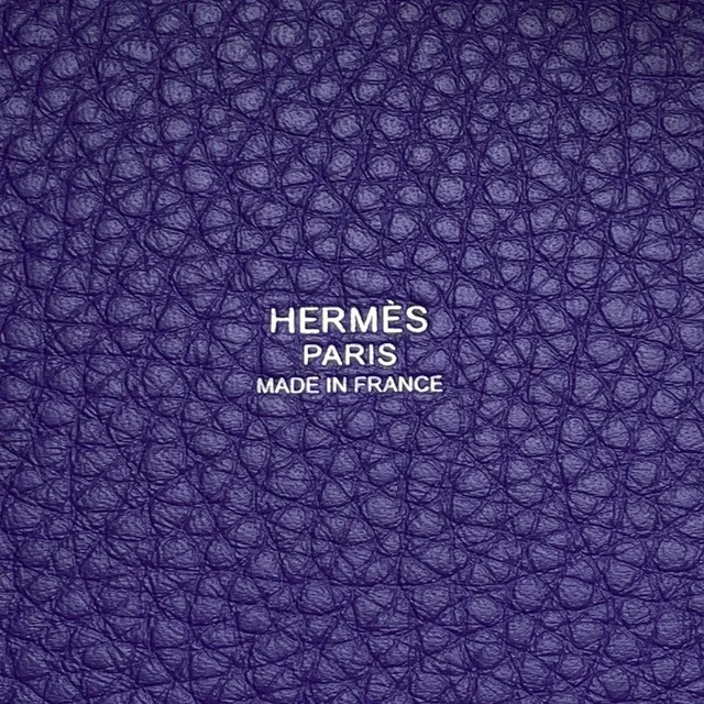 Hermès Handbag Picotin Lock PM Purple Silver Taurillon Clemence Tote in Purple Clemence leather from The Reluxe, photo 2 of 2