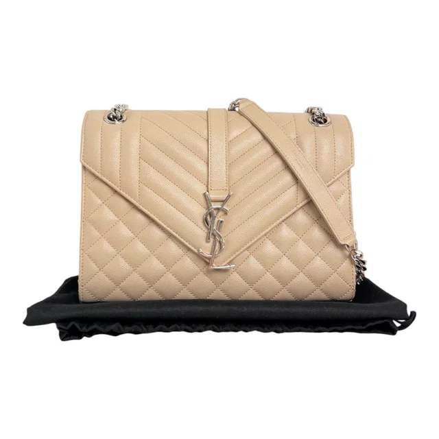 Saint Laurent Beige Envelope Bag in Beige from Luxury Promise