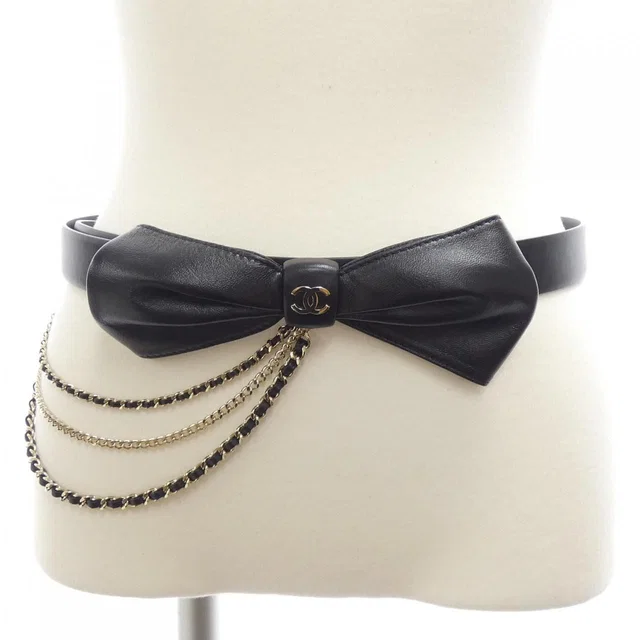 Chanel Belt Black in Black from The Reluxe