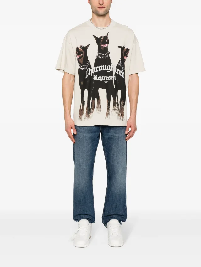 Represent Thoroughbred cotton T-shirt, photo 2 of 2 from FARFETCH