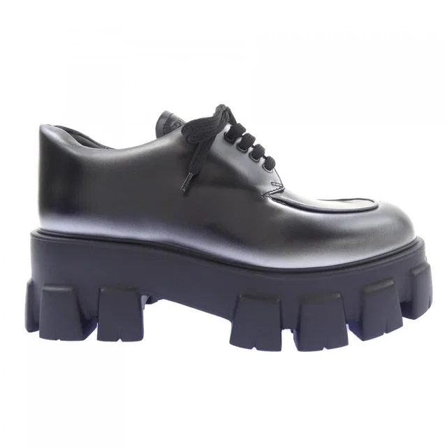 Prada Monolith Lace Up Shoes from The Reluxe
