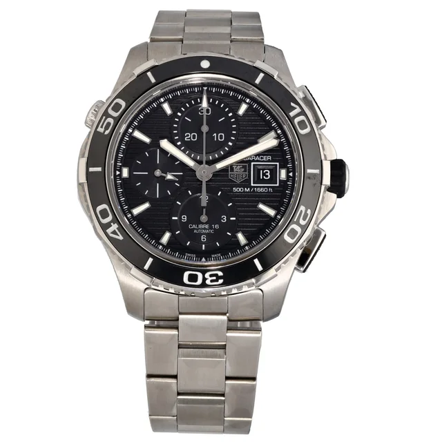 TAG Heuer Aquaracer CAK2110 43mm Stainless Steel Watch from H&T
