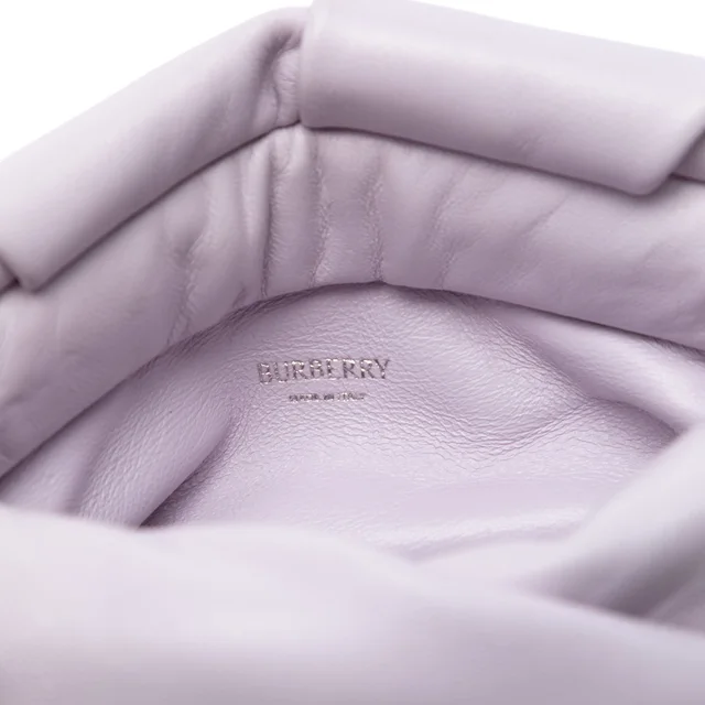 Purple Burberry Lambskin Rose Chain Clutch Crossbody Bag in Pink Lambskin from Designer Revival, photo 2 of 2