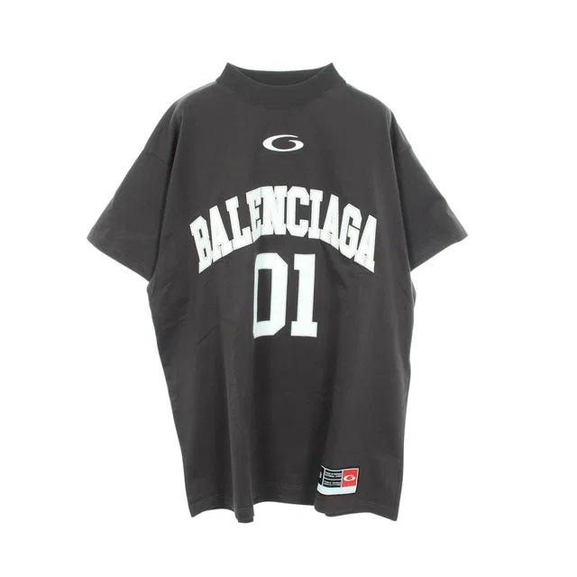 Balenciaga Logo Embroidery Cotton T Shirt from LuxUness