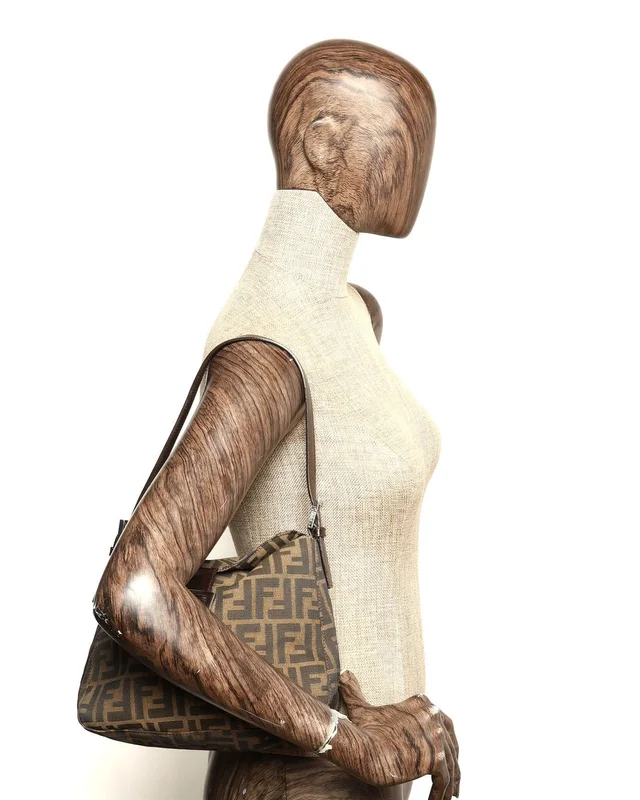 Fendi Zucca Mamma Baguette Shoulder Bag in Canvas from A Retro Tale, photo 9 of 9