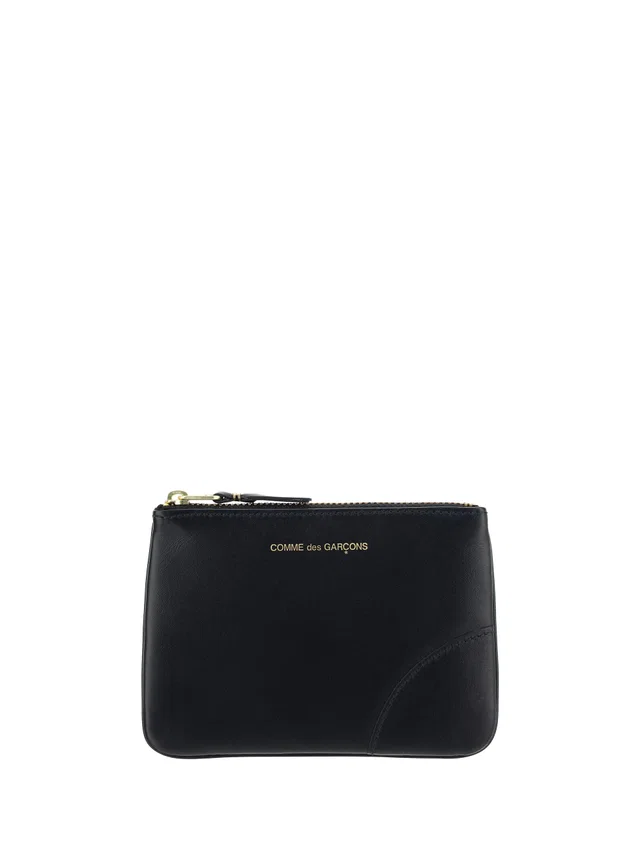 Comme des Garçons Calf Leather Coin Purse — Black Purses in Black Calfskin from HEWI