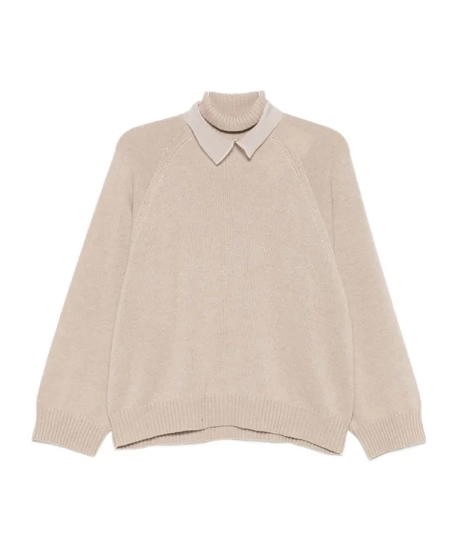 Brunello Cucinelli High Neck Knitted Jumper from SENSER, photo 1 of 1