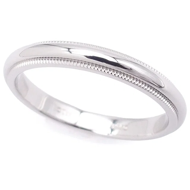 Tiffany & Co. Together Milgrain Band Ring Platinum from The Reluxe