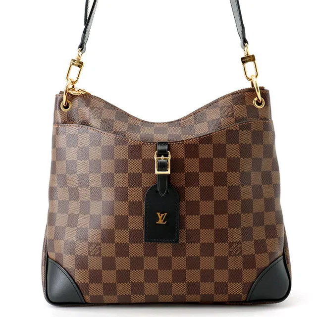 Louis Vuitton Shoulder Bag Damier Ebene Odeon NM Black in Black from The Reluxe