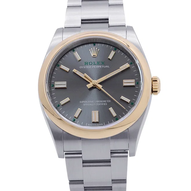 Rolex Oyster Perpetual 36 W36mm Stainless Steel K18YG Slate Dial126003 from GALLERY RARE
