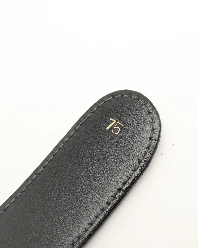 Gucci GG Leather Belt, Size 75 in Leather from A Retro Tale, photo 6 of 7