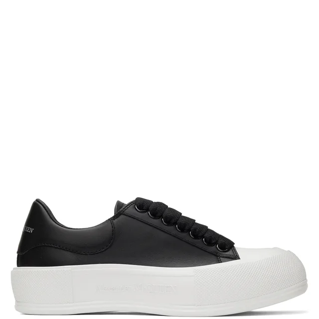 Alexander McQueen Deck Plimsoll Sneakers, Black/White from Cultstatus, photo 1 of 1