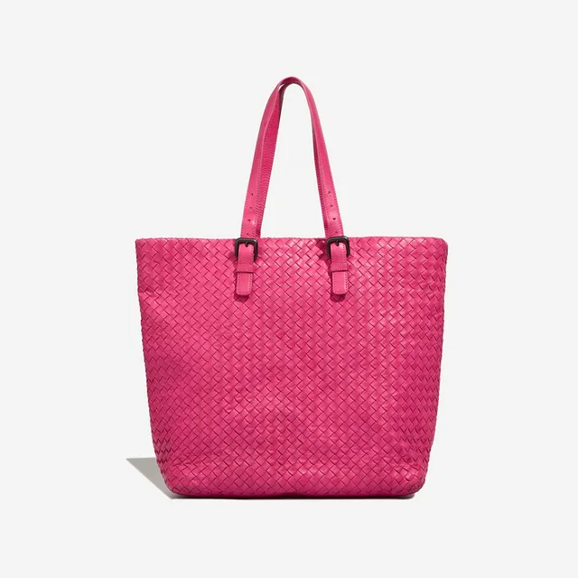 Bottega Veneta Shoulder Bag Large Lamb Fuchsia in Pink, Violet Lambskin from SACLÀB, photo 3 of 10