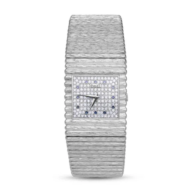 Piaget Emperador Diamond Dial Ladies Watch 9131 C 516 in gold|white from Jomashop.com